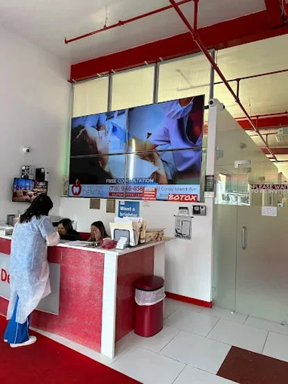 Trump Village Dental office reception in Brooklyn, NY